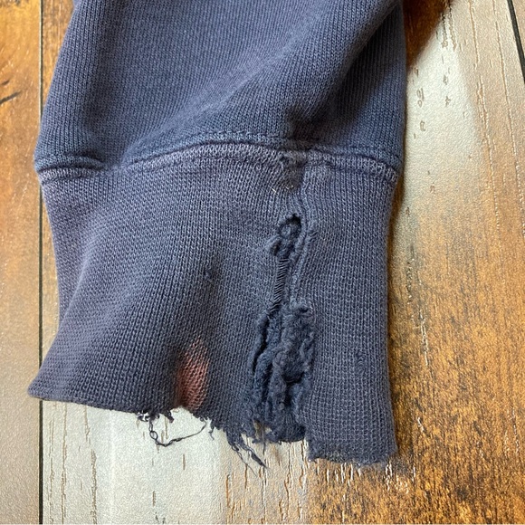 SAINT LOUIS UNIVERSITY Men’s Hoodie VINTAGE Jansport Distressed Blue SMALL - Picture 9 of 11